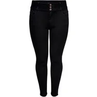 ONLY CARMAKOMA Skinny-fit-Jeans Skinny Stretch Jeans Curvy Plus Size Denim CARANNA Übergröße (1-tlg) CARANNA HW SK ANK JEANS BLACK