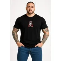 Banco T-Shirt Herren Smile Sommermode Streetwear - Rundhals Kurzarm Hochwertiger Print, auffälliges Motiv für individuelle Looks