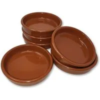 ToCi Tapas-Schale 4er Tapas-Schalen Set Ø 15cm – Spanische Cazuela Servierschalen 230ml, Ton, (4-tlg), Glasiert