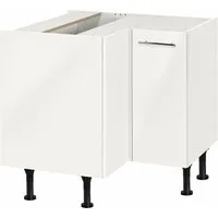 OPTIFIT Eckunterschrank Bern Breite 90x90 cm, mit Tür, höhenverstellbare Füße, mit Metallgriff