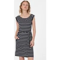 Ragwear Minikleid TAGG STRIPES (2-tlg) Fließende Viskosemischung mit Streifen und Bindeband