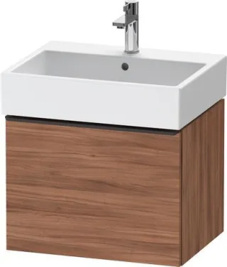 Duravit D-Neo Waschtischunterbau wandhängend Nussbaum Matt 584x442x440 mm - DE42710BD790000 DE42710BD790000