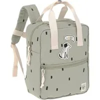 LÄSSIG Kinderrucksack Happy Prints, Mini Square Backpack, Light Olive