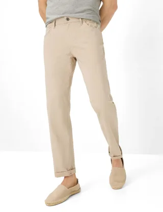 Brax Herren Five-Pocket-Hose Style CADIZ BEACH, hellbeige, Gr. 42/30