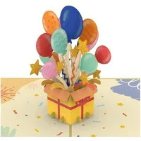 papercrush Geburtstagskarte Geschenkbox Pop-Up Karte