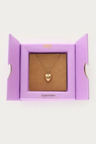 My Jewellery - Kette mit Herz und Geburtsstein gold - Gr. - OS