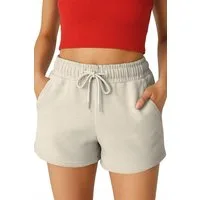 ROSS CAMP Sweatshorts Kurze Hose Damen Shorts Lycra