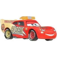 Disney Cars Spielzeug-Rennwagen Lightning McQueen JDG59 Disney Cars Race & Rescue Die-Cast 1:55