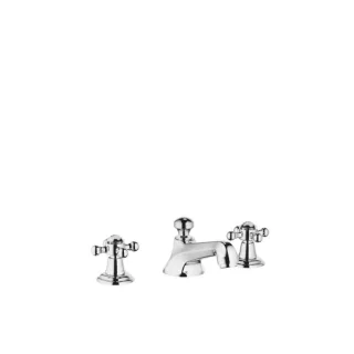 Dornbracht Madison Waschtisch-Dreiloch-Armatur 20700360-00 mit Ablaufgarnitur, chrom