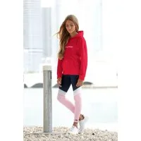 KangaROOS Kapuzensweatshirt Hoodie mit Logoprint Langarm, bedruckt, aus Sweatware mit Baumwolle, mit Kängurutasche