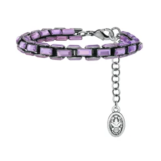 konplott - Armband - Industrial Snake violet