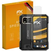 atFoliX Schutzfolie für Ulefone Armor 27T Pro, (3 Folien), Entspiegelnd und stoßdämpfend