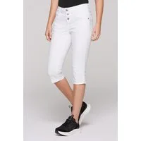 SOCCX Jeansshorts mit Ziernähten