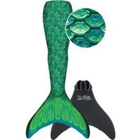 XTREM toys & sports Taucherbrille Fin Fun Meerjungfrau Mermaidens grün, L/XL