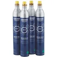 Grohe Wassersprudler Blue Starterset 425g CO² Flaschen, 4 Stck. (40422000)