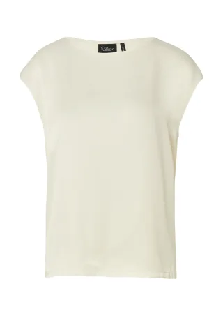 s.Oliver BLACK LABEL - T-Shirt beige - Gr. - 44