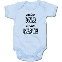 G-graphics Kurzarmbody Meine Oma ist die Beste Baby Body mit Spruch / Motiv / Aufdruck • für/von Oma & Opa