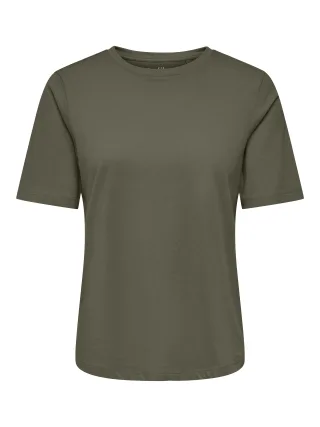 ONLY - ONLHAPPY S/S O-NECK TEE PR JRS Kalamata - Gr. - S