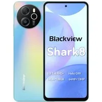 blackview Shark8 64MP,5000mAh,33W,AI Smartphone (6.8 Zoll, 64 MP Kamera, 2.4K Display, 64+13 MP, Helio G99, Dual 4G, NFC/Face ID, 120Hz, 6.78)