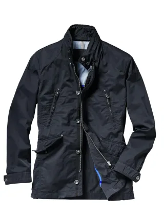 Mey & Edlich Herren New Fieldjacket Blau 63 % Baumwolle, 37 % Nylon