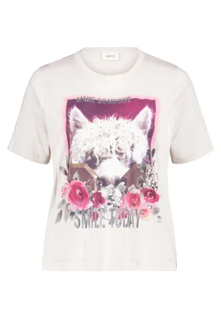 CARTOON - Printshirt beige - Gr. - 36