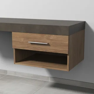 Sanipa Anbau-/Solitärschrank 2morrow (G2354) 340x600x520 Eiche-Kansas, G235459 G235459