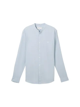 Denim Tom Tailor - Hemd mit Brusttasche light metal blue - Gr. - S