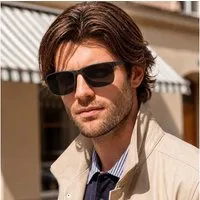 Forrlite Sonnenbrille Polarisierte Sonnenbrille Herren/Damen,Vintage/Klassisch/Elegant (Brillengestell,HD-Pilotobjektive, Golf/Fahren/Angeln/Reisebrille/Outdoor-Sportarten Mode Sonnenbrille)
