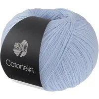 LANA GROSSA COTONELLA 50 g weiches Kettengarn aus Pima-Baumwolle Häkelwolle, 140 m (Kettengarn mit gleichmäßigem Maschenbild), 50 g