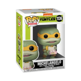 Funko Pop! Movies: Teenage Mutant Ninja Turtles (TMNT) 2- Michaelangelo - Michelangelo - TMNT 2: Secret of The Ooze (1991) - Vinyl-Sammelfigur - Geschenkidee - Offizielle Handelswaren - Movies Fans