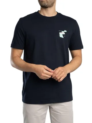 BOSS Te Movement Rückengrafik-T-Shirt, Blau