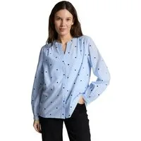 TOM TAILOR Klassische Bluse mit All-Over Print