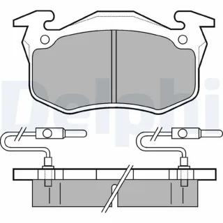 Delphi Bremsbel?ge vorne Citroen Bx Visa