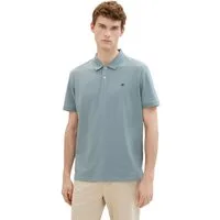 TOM TAILOR Poloshirt mit Knopfleiste und Logo