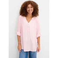 bonprix Tunika Casual Stil, Regular Fit, mit Rundsaum, mit Knopfleiste