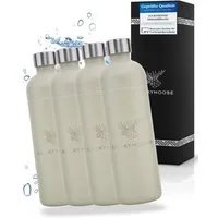 Luckymoose Wassersprudler Flasche Infinity, (für Aarke Carbonator 3, Phlips GoZero & Brita SodaOne), Spülmaschinenfest & ohne Ablaufdatum