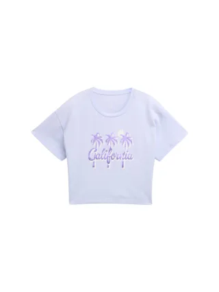 tom tailor kids - Cropped T-Shirt mit Print - Gr. - 152