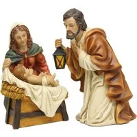FADEDA Krippenfigur 3x FADEDA Heilige Familie, Höhe in cm: 10