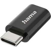 Hama USB-C-Stecker - Micro-USB-Buchse, USB 2.0, 480 Mbi USB-Adapter Micro-USB-Stecker zu RJ45 (8p8c)-Kupplung, 0 cm