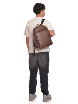 Luisa Vannini Kastanienbraun Rindsledertasche