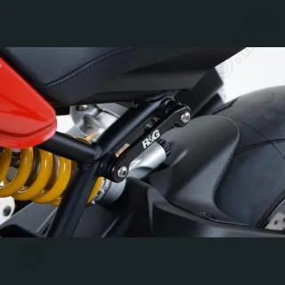 R&amp;G Fußrasten Abdeckung hinten Ducati Monster 1200 R Bj. 2016-2019 Sozius Rastenabdeckung