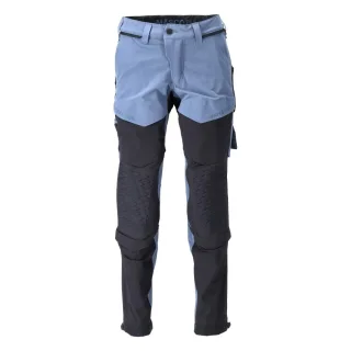 MASCOT Herren Hose mit Knietaschen CUSTOMIZED Steinblau / Schwarzblau 54 - 22279-605-85010-76C54