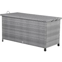 Casaria Auflagenbox, Innenplane, Rollen, Haltegriffe, Gasdruckfedern