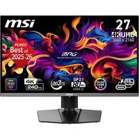 MSI MPG 272URXDE QD-OLED Gaming-LED-Monitor (3840 x 2160, 0,03 ms Reaktionszeit, 240 Hz, QD-OLED)