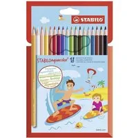 STABILO Buntstift STABILO aquacolor Aquarell-Buntstift - 18er Set