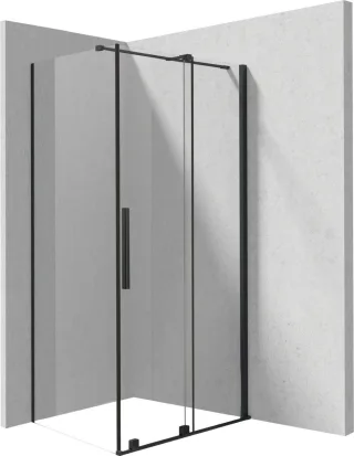 Neuesbad Duschkabine Schwarz 140x70 KTJ_N34R + KTJ_N37P NB1DEKPNNP14S071