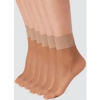 YSABEL MORA Feinsocken (6 Paar) elastisches Bündchen