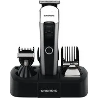 Grundig Multifunktionstrimmer MGK 6841, Multi‑Haarschneideset mit Li‑Ion Akku, 5 Aufsätzen & LED‑Display