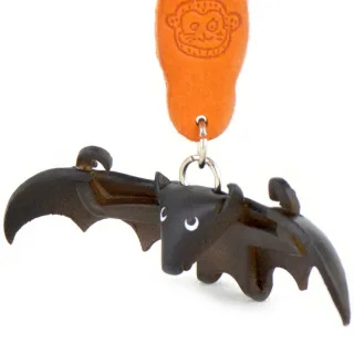 Fledermaus Schl?sselanh?nger aus Leder
