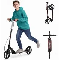 oyajia Cityroller Tretroller Kickroller Cityroller Kinderroller Erwachsene Scooter, (klappbar&höhenverstellbar Scooter 20CM Räder)